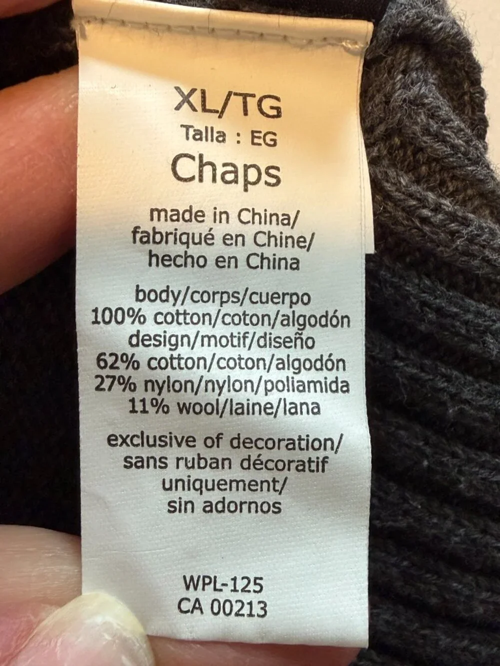Chaps fair isle